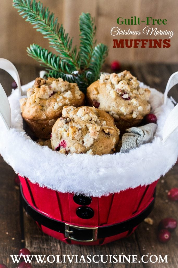 Guilt-Free Christmas Morning Muffins - Olivia's Cuisine
