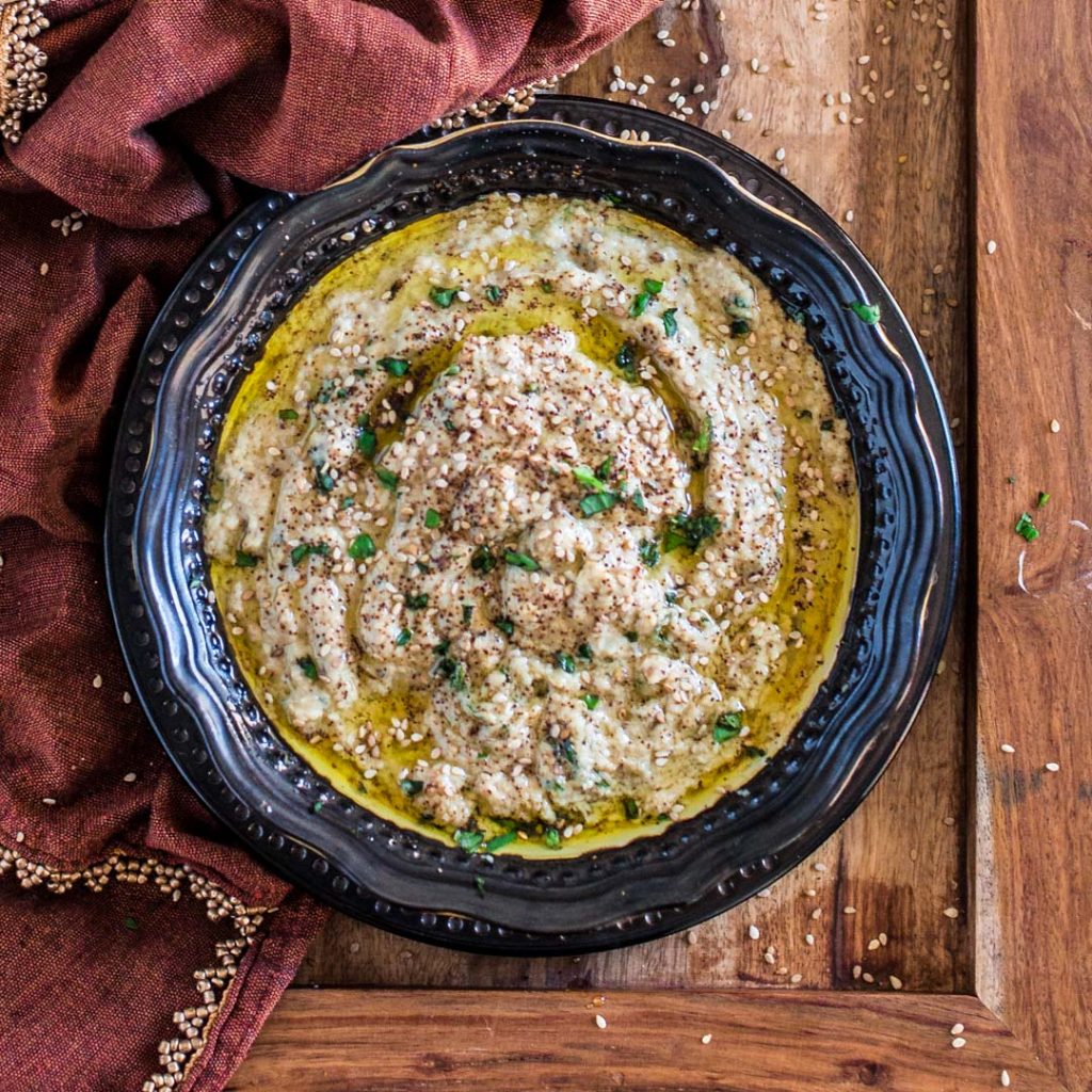 Baba Ghanoush (Roasted Eggplant Dip) - Olivia&amp;#39;s Cuisine
