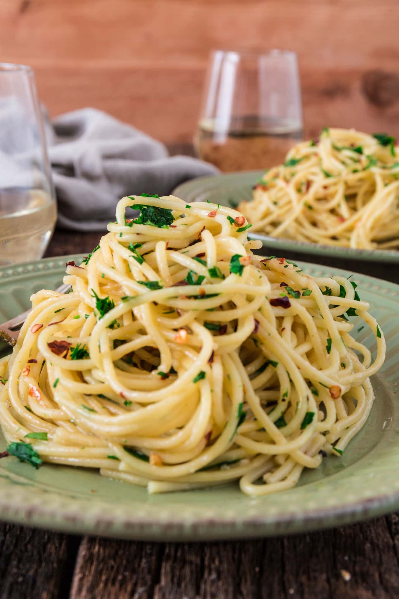 Spaghetti Aglio Olio E Peperoncino — Rezepte Suchen