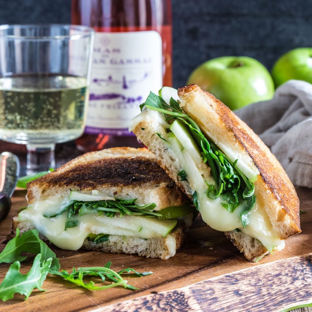 Apple, Arugula and Brie Panini with Honey Butter Olivia's Cuisine