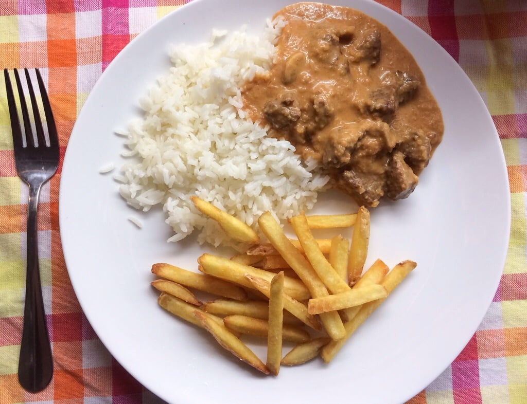 Brazilian Beef Stroganoff