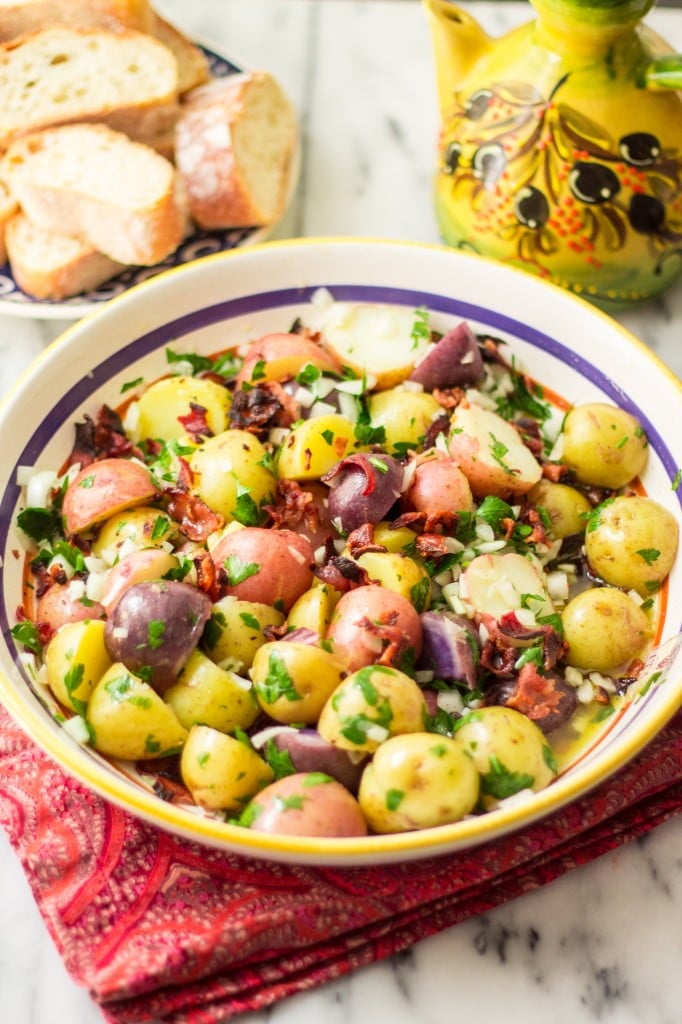 Confetti Baby Potato Salad | www.oliviascuisine.com