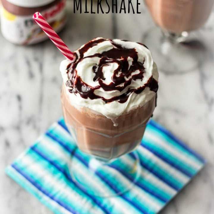 Banana Nutella Milkshake | www.oliviascuisine.com