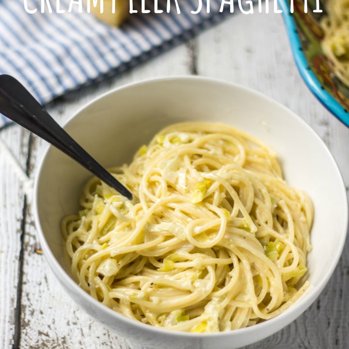 Creamy Leek Spaghetti | www.oliviascuisine.com