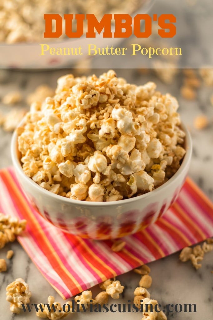 Dumbo's Peanut Butter Popcorn | www.oliviascuisine.com