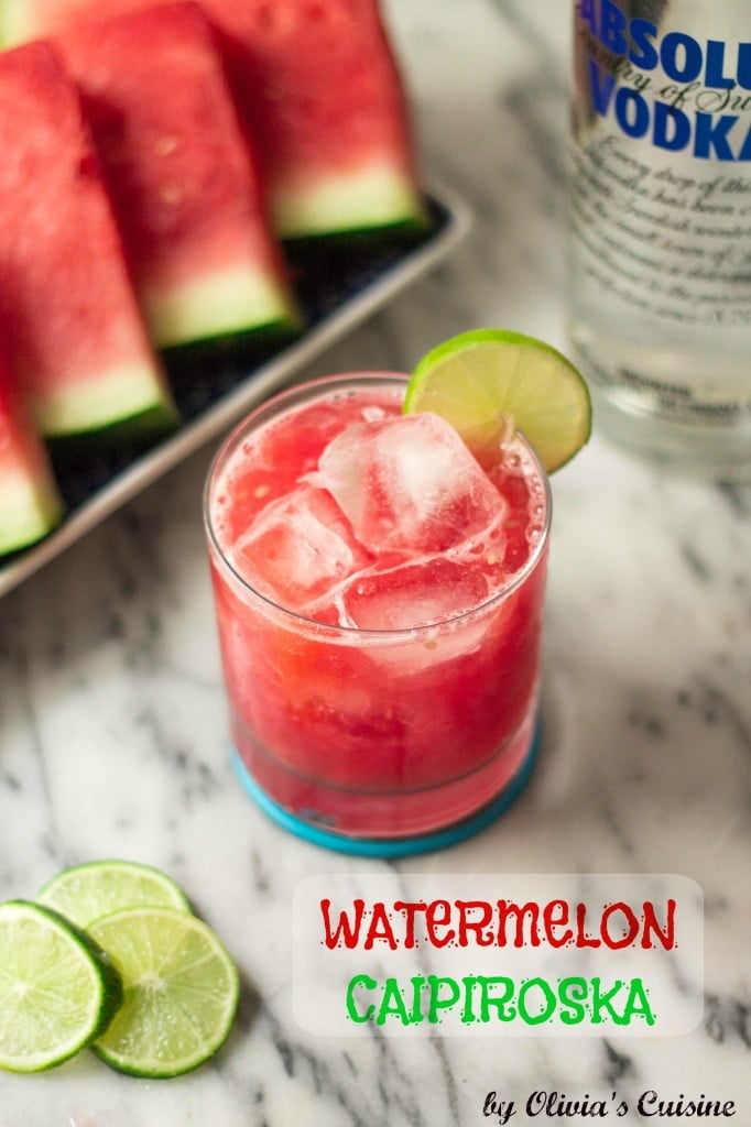 Watermelon Caipiroska | www.oliviascuisine.com