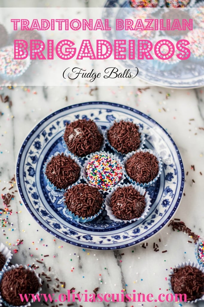 Traditional Brigadeiro (Brazilian Fudge Balls) | www.oliviascuisine.com