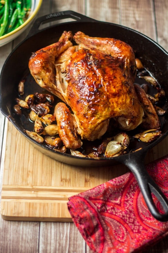 Roasted Chicken with 40 Cloves of Garlic | www.oliviascuisine.com