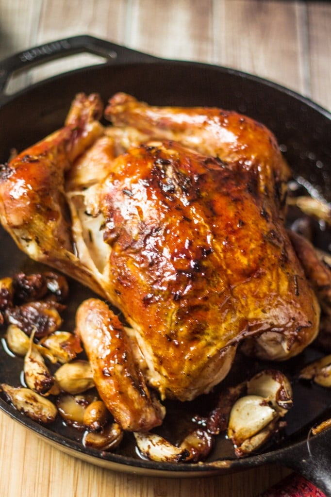 Roasted Chicken with 40 Cloves of Garlic | www.oliviascuisine.com