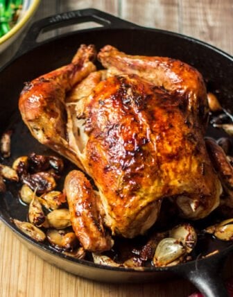 Roasted Chicken with 40 Cloves of Garlic