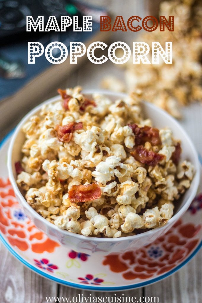 Maple Bacon Popcorn | www.oliviascuisine.com