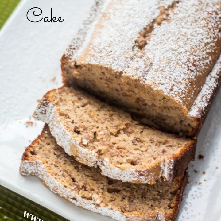 Simple Walnut Cake | www.oliviascuisine.com