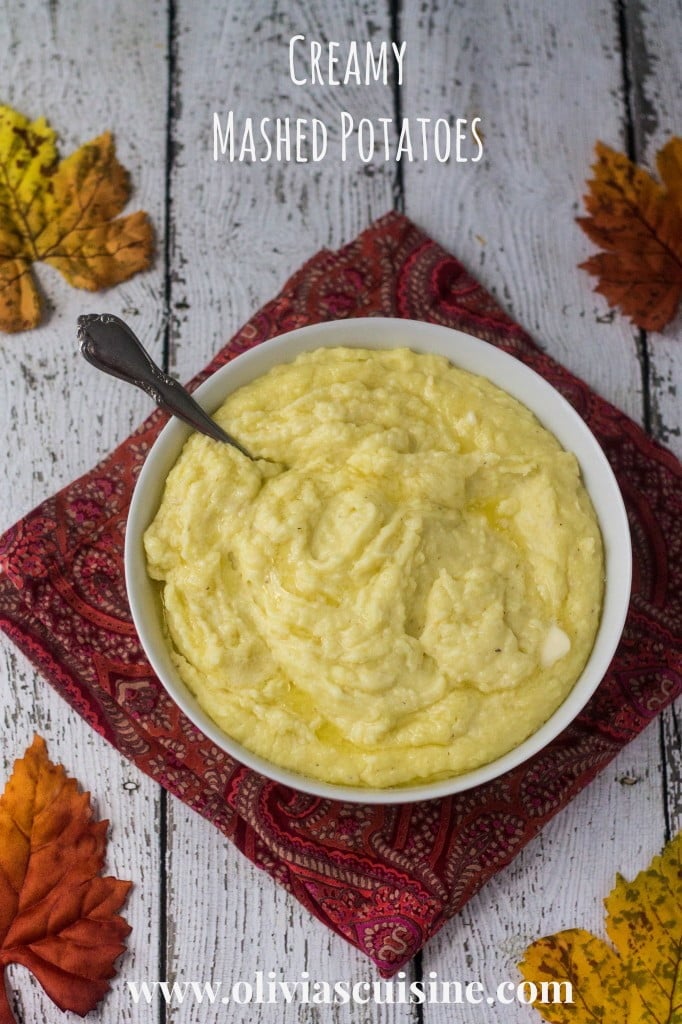 Creamy Mashed Potatoes | www.oliviascuisine.com