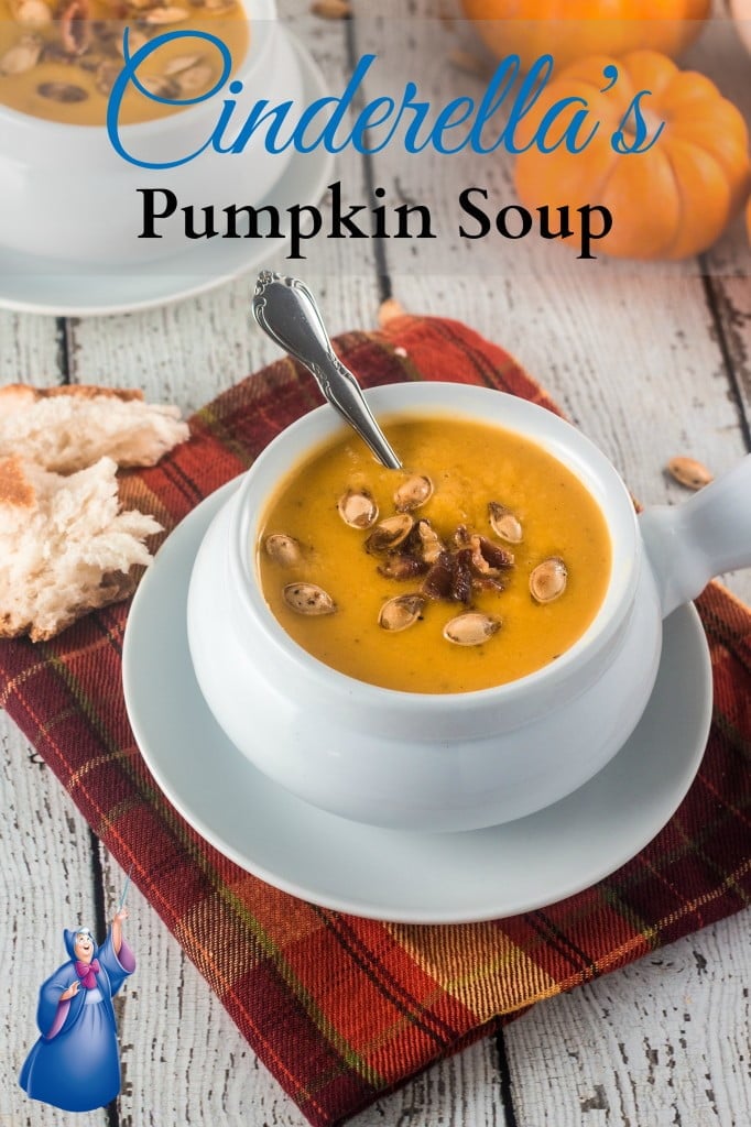 The Disney Gourmet Series - Cinderella's Pumpkin Soup | www.oliviascuisine.com