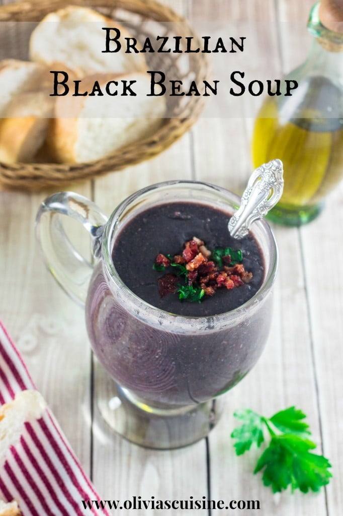 Brazilian Black Bean Soup | www.oliviascuisine.com