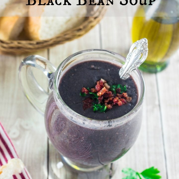 Brazilian Black Bean Soup | www.oliviascuisine.com