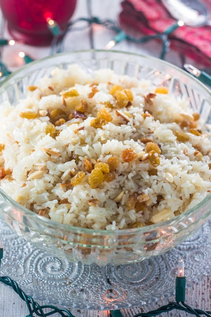 Rice with Almonds and Raisins | www.oliviascuisine.com