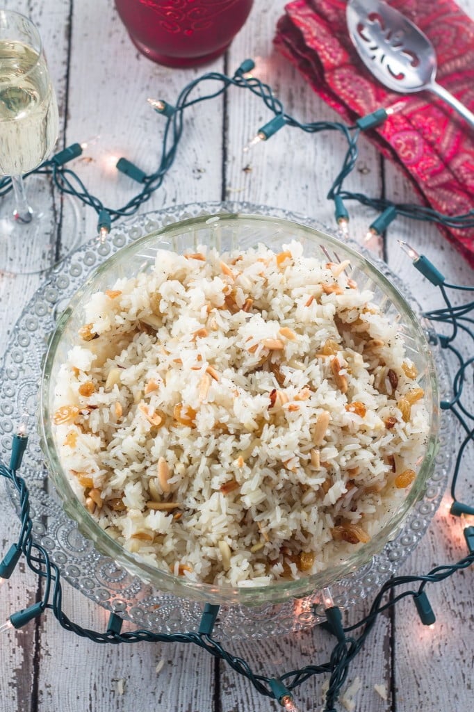 Rice with Almonds and Raisins | www.oliviascuisine.com