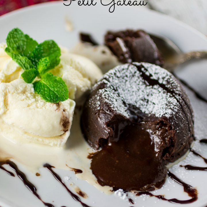 Chocolate Petit Gateau - Olivia's Cuisine