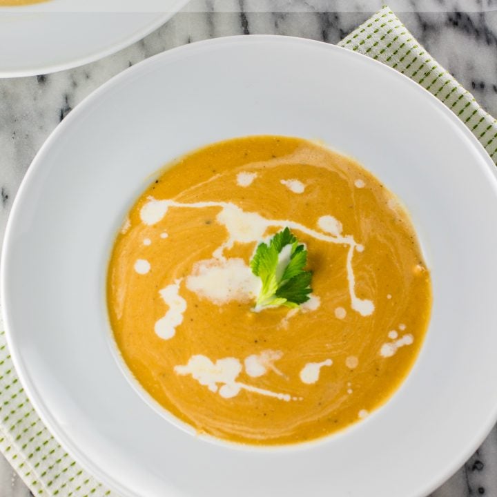 Sweet Potato Soup (with secret ingredient) | www.oliviascuisine.com