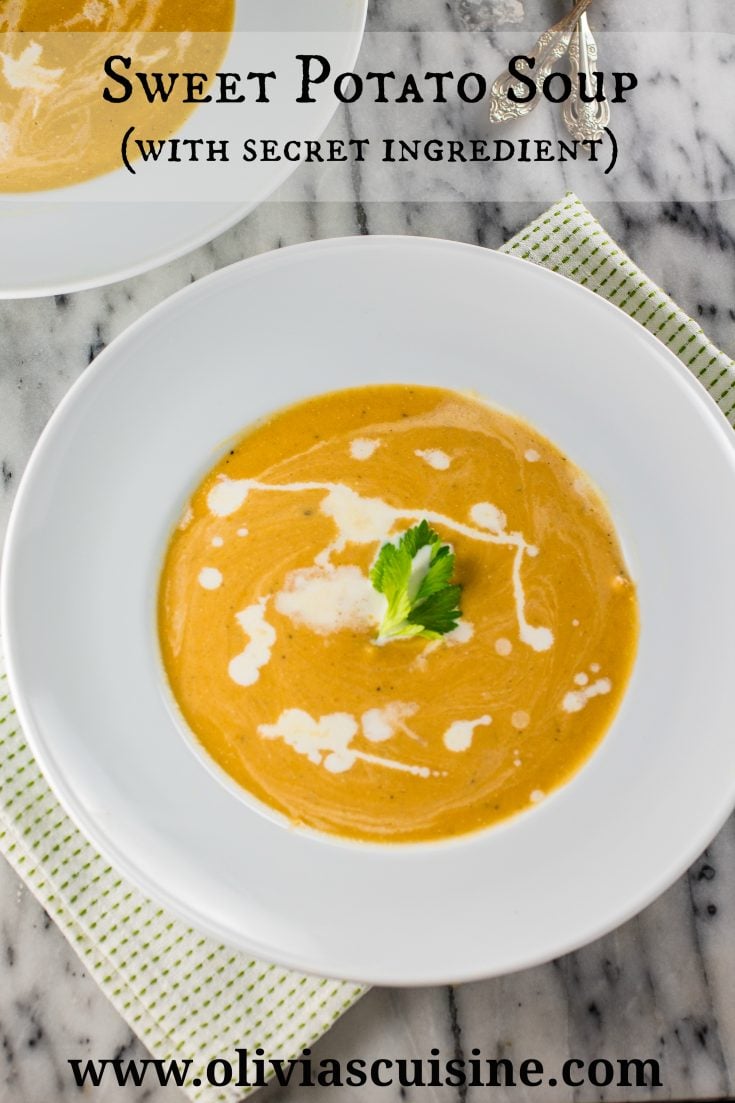 Easy Sweet Potato and Apple Blender Soup - The Healthy Tart