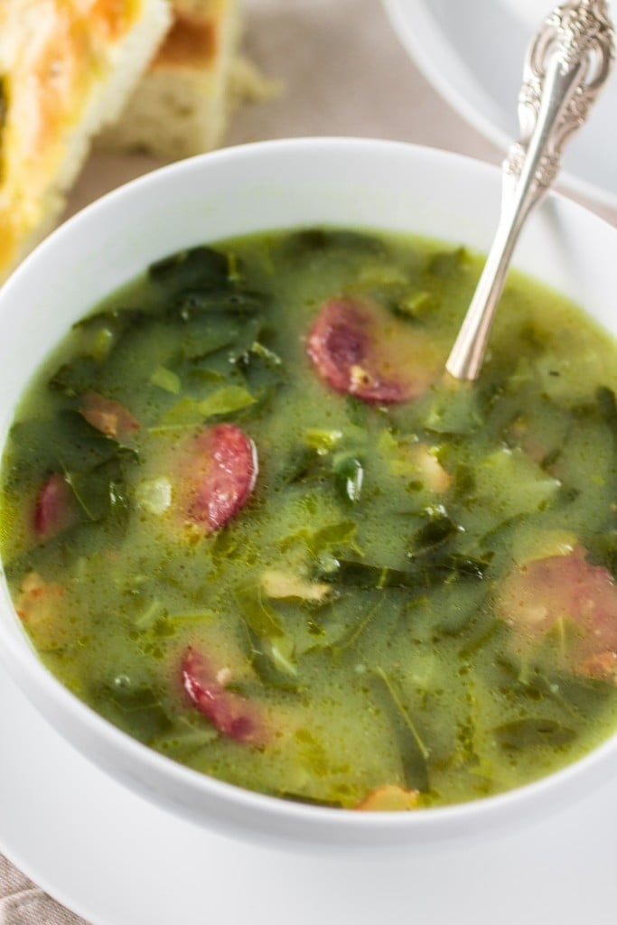 Caldo Verde (Portuguese Green Soup) - Olivia's Cuisine