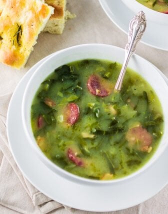 Caldo Verde (Portuguese Kale Soup)