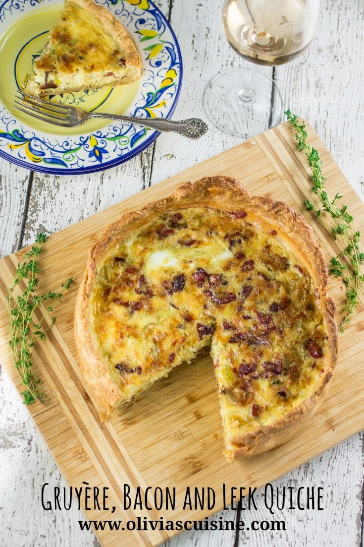 Gruy re  Bacon and Leek Quiche - 50