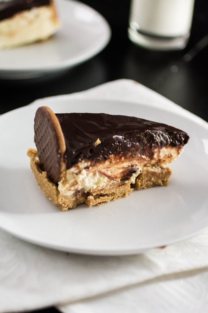 Chocolate Covered Cream Pie | www.oliviascuisine.com | Creamy, decadent and delicious, this pie will win your heart in one bite!