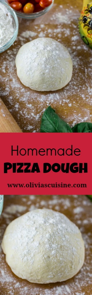 Homemade Pizza Dough | www.oliviascuisine.com | Perfect, foolproof homemade pizza dough that works every time! 