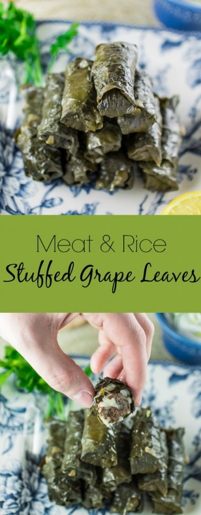 Meat & Rice Stuffed Grape Leaves | www.oliviascuisine.com