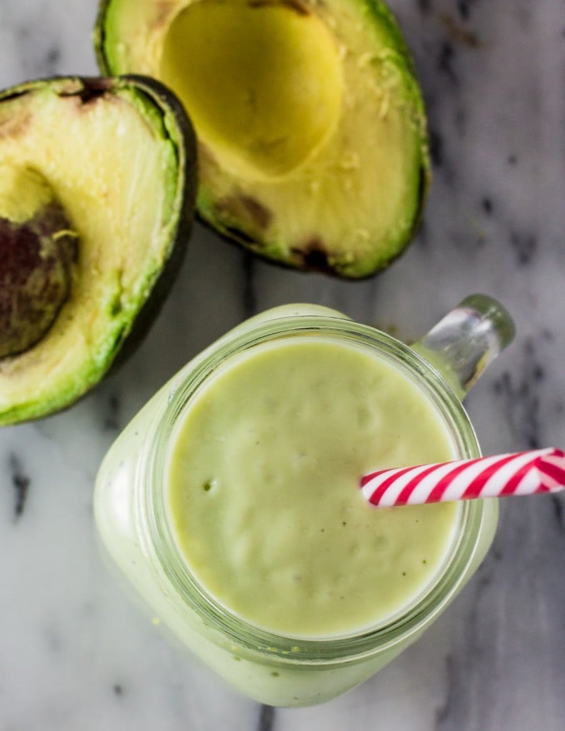 Indonesian Avocado Milkshake | www.oliviascuisine.com | Creamy, avocado smoothie sweetened with agave!