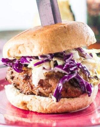 Southern-Inspired Fried Chicken Sandwich with Homemade Mustard Cole Slaw