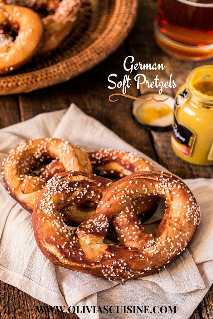 German Soft Pretzels (Laugenbrezel) | www.oliviascuisine.com | Oktoberfest is here and I'm sure you're looking for a good pretzel recipe to go with all that beer! ;-)