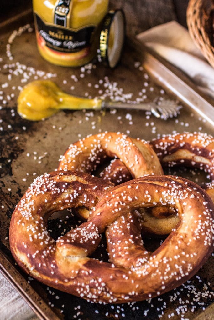 German Soft Pretzels (Laugenbrezel) | www.oliviascuisine.com | Oktoberfest is here and I'm sure you're looking for a good pretzel recipe to go with all that beer! ;-)