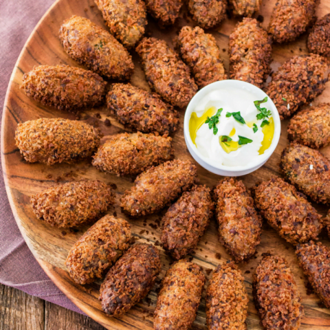 Vegan Croquettes | www.oliviascuisine.com | Who knew vegan croquettes could be this good? Made with Gardein's Beefless Ground! #sp #gardein, #meetchef, #meatless, #recipe, #healthy, #OMGardein