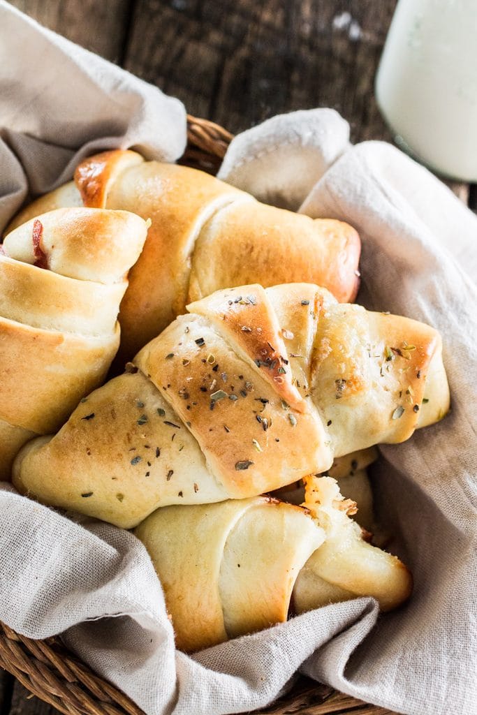 Brazilian Ham and Cheese Rolls | www.oliviascuisine.com | A delicious and easy snack for back to school! Make sure you save some for yourself, cause the kids will wanna devour the whole batch!