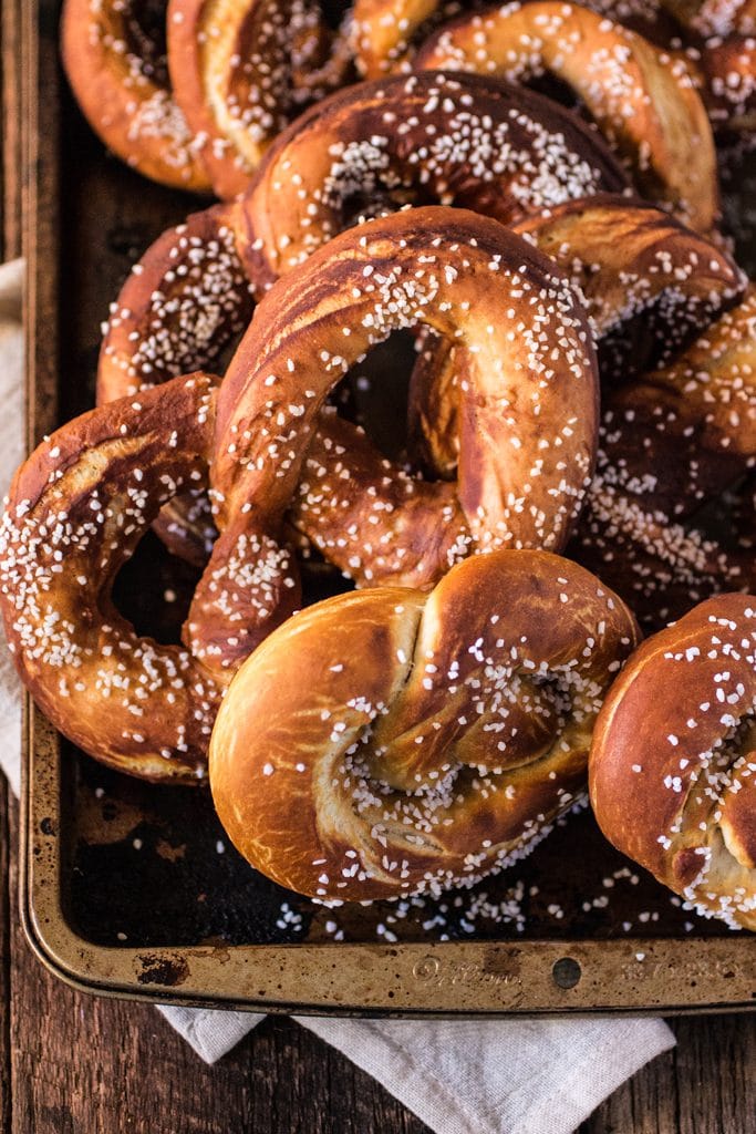 German Soft Pretzels (Laugenbrezel) | www.oliviascuisine.com | Oktoberfest is here and I'm sure you're looking for a good pretzel recipe to go with all that beer! ;-)