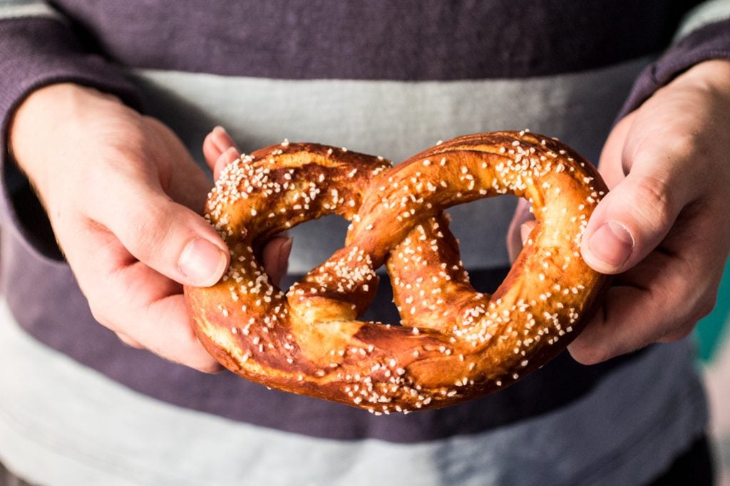 German Soft Pretzels (Laugenbrezel) | www.oliviascuisine.com | Oktoberfest is here and I'm sure you're looking for a good pretzel recipe to go with all that beer! ;-)