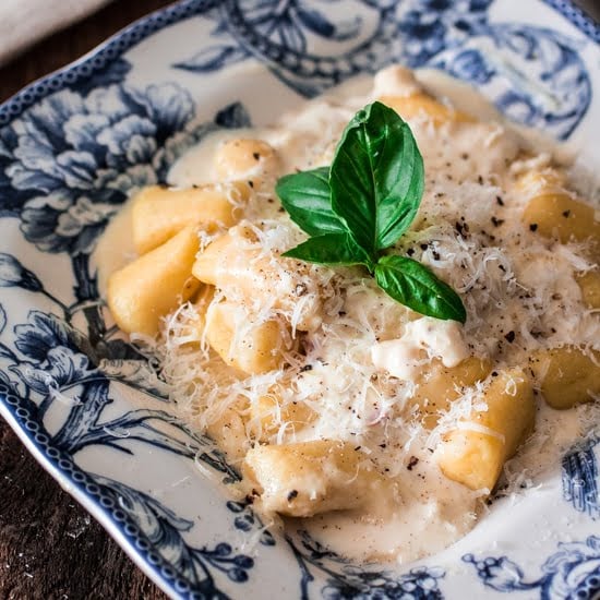 Gnocchi with Creamy Asiago Sauce Olivia's Cuisine