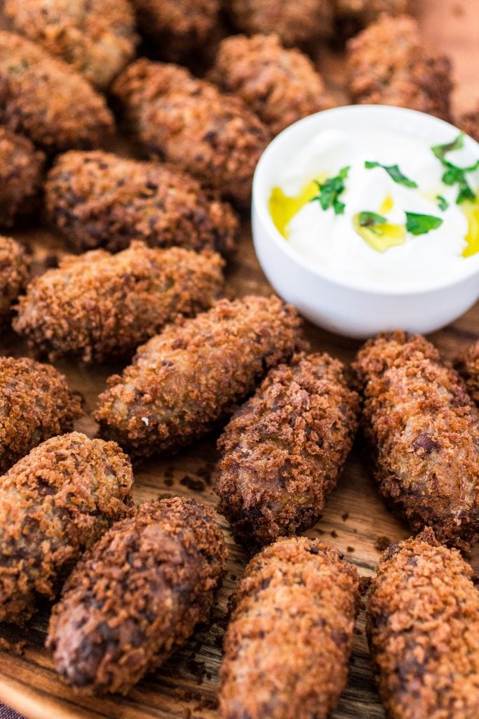 Vegan Croquettes | www.oliviascuisine.com | Who knew vegan croquettes could be this good? Made with Gardein's Beefless Ground! #sp #gardein, #meetchef, #meatless, #recipe, #healthy, #OMGardein