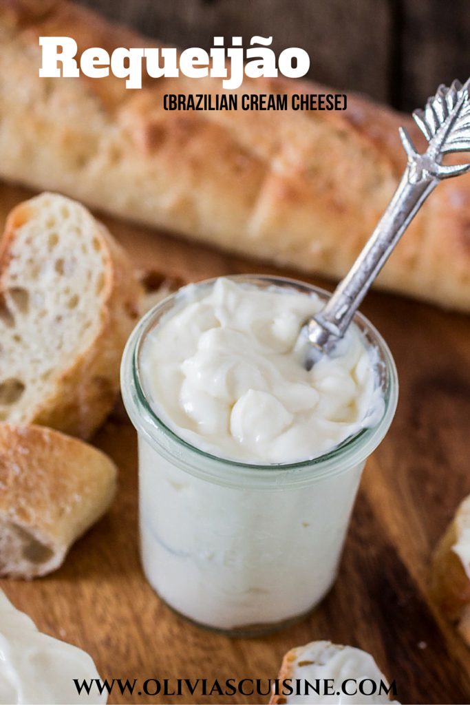 Requeijão (Brazilian Cream Cheese) | www.oliviascuisine.com | Brazilian cream cheese made in less than 10 minutes with the aid of a blender! Incredibly soft and creamy and way better than regular cream cheese. No wonder Brazilians are crazy about this stuff!