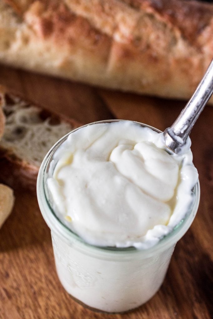 Requeijão (Brazilian Cream Cheese) | www.oliviascuisine.com | Brazilian cream cheese made in less than 10 minutes with the aid of a blender! Incredibly soft and creamy and way better than regular cream cheese. No wonder Brazilians are crazy about this stuff!