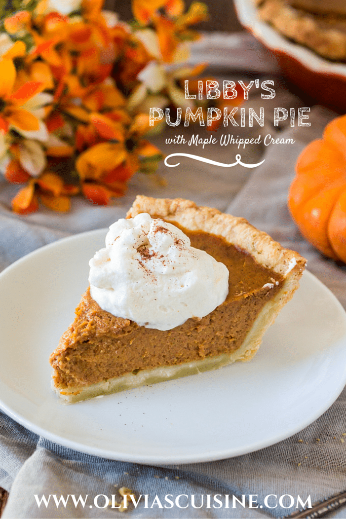 Libby s Pumpkin Pie with Maple Whipped Cream - 52