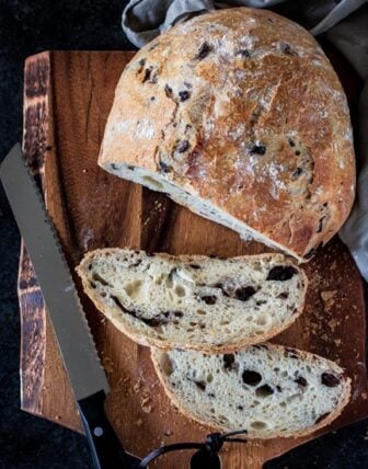 Mediterranean Black Olive Bread