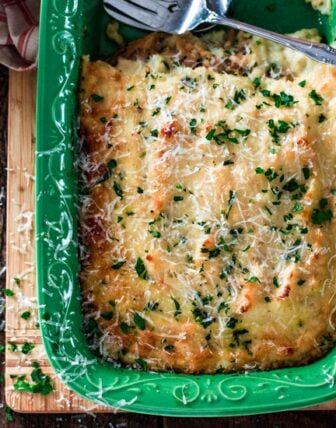 Turkey and Mashed Potatoes Casserole