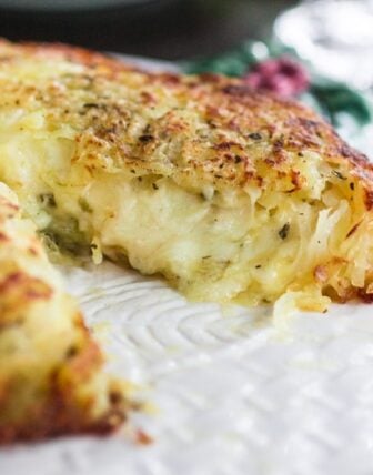 Three-Cheese Stuffed Rosti Potatoes