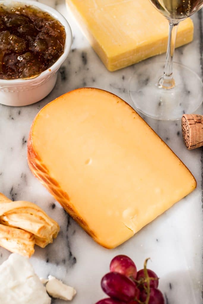 How to Assemble a Beautiful Cheese Board | www.oliviascuisine.com | An elegant cheese board that pairs perfectly with a bottle of Gloria Ferrer wine. #sp #BeGlorious