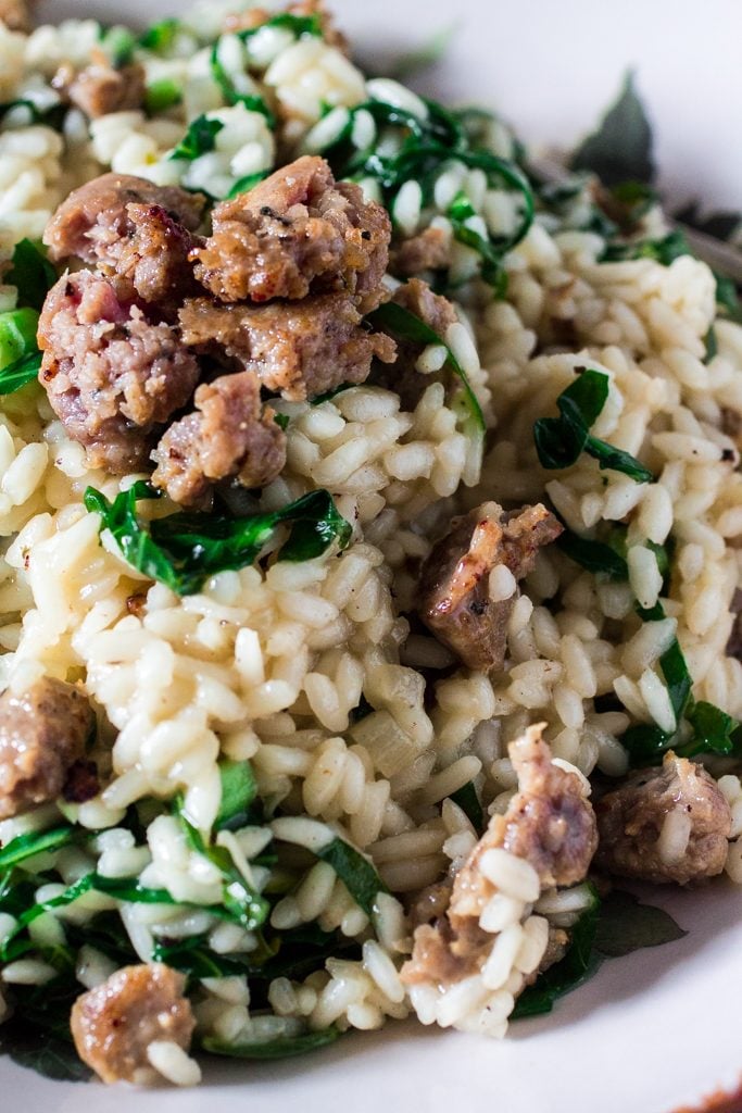 Collard Greens & Italian Sausage | www.oliviascuisine.com | A delicious and easy recipe for those days when you are craving some comfort food!