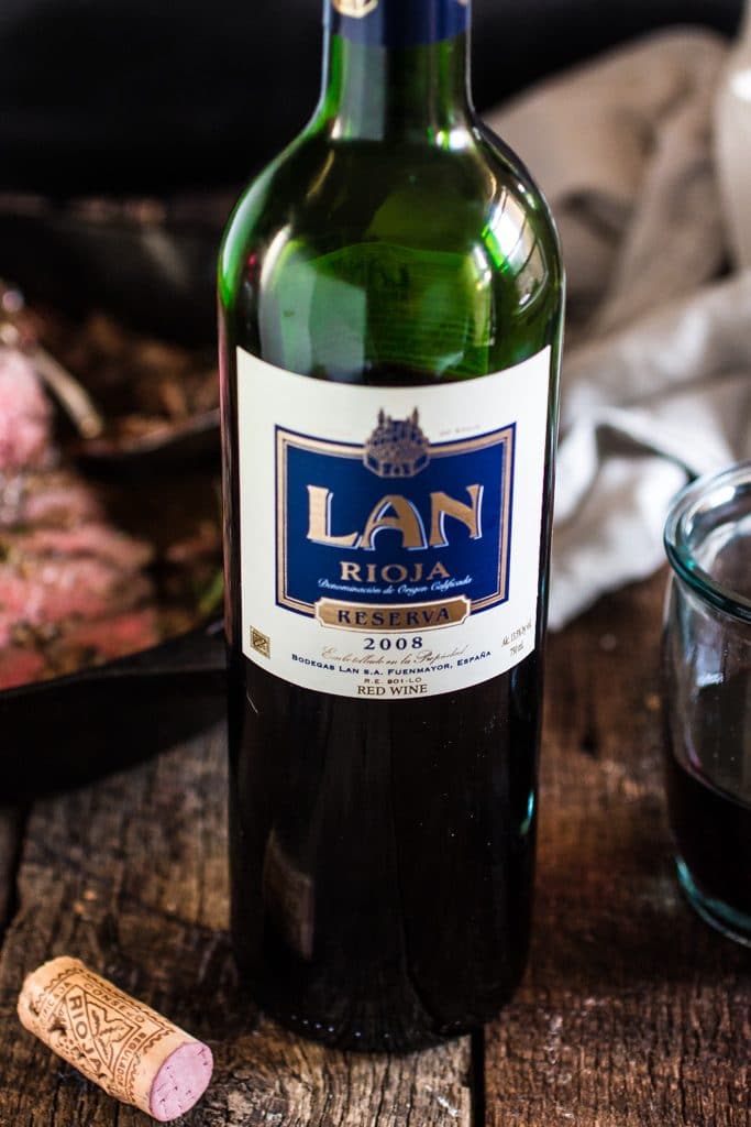 Rosemary and Garlic Roast Beef | www.oliviascuisine.com | Wow your dinner guests with this aromatic rosemary and garlic roast that is so simple to make and complete with a beautiful presentation paired with Rioja Reserva wines. #sponsored